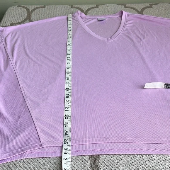 Chico's Light Pink Short Sleeve Tee - Picture 4 of 15